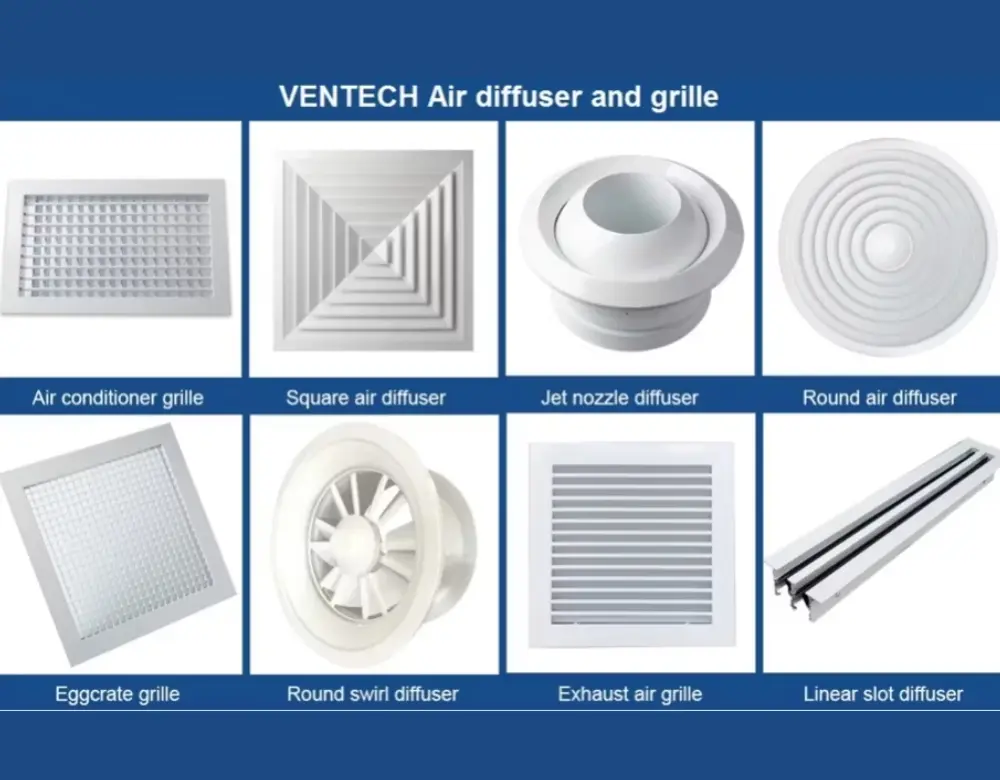 air diffuser and grille