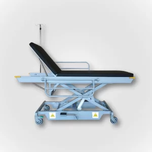 Height adjustable MRI stretcher