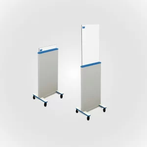 Mobile Non-Adjustable Clear Acrylic X-ray Barriers